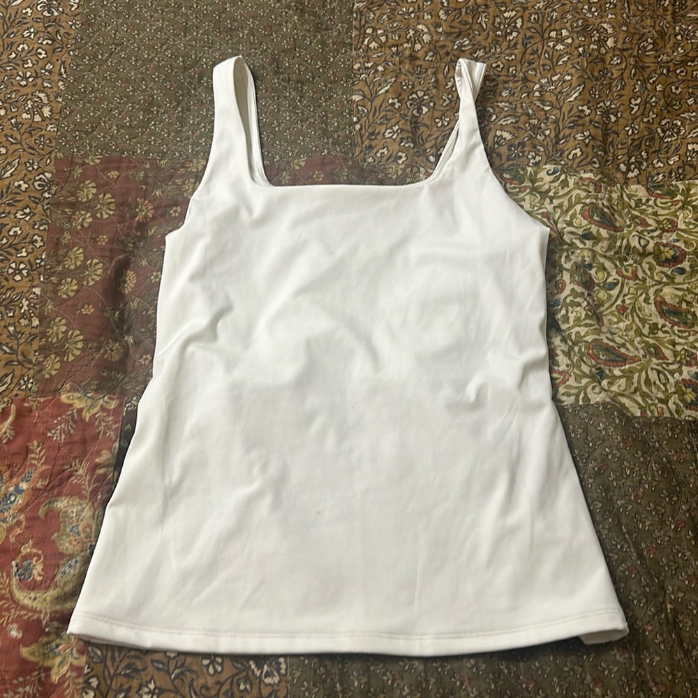 Nine West white tank top